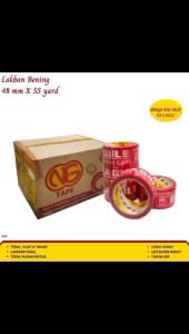 Lakban Coklat, Bening, & Fragile 48x55 (Isi 6 Pcs-N.GF)