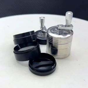 4 Layer Hand Spice Cracker Crusher Grinder Kitchen Grinder with Hand Crank