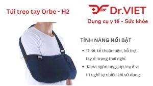 Túi Treo Tay H2 – Cố Định Cánh Tay Sau Gãy Xương Phẫu Thuật – Chất Liệu Mềm Dễ Sử Dụng