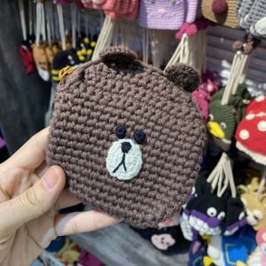 Túi Đựng Tiền Xu Hình Pinguin Hoạt Hình Dệt Tay Túi Đựng Tiền Xu Nhỏ Gọn Quà Tặng Sáng Tạo Cho Ngày Lễ