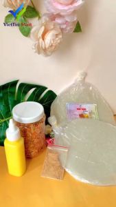 Combo Bánh Tráng Phơi Sương Bơ Muối Tép Hành Phi Viettin Mart 400g/850g