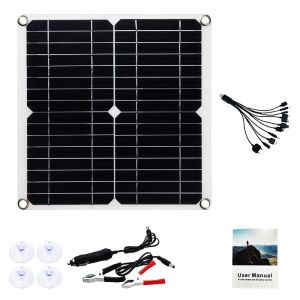 500W Solar Charging Kit – 12V System High-Efficiency Panel with Dual USB & 100A Controller Perfect for RV Camping or Life