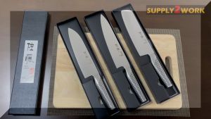 SATO มีดเชฟ มีดเชฟญี่ปุ่น มีดทำครัว มีดญี่ปุ่น สินค้ามีให้เลือก 3 รูปแบบ มีดเชฟซันโตกุ มีดเชฟกิวโต และมีดตัดหั่นอุซุบะ