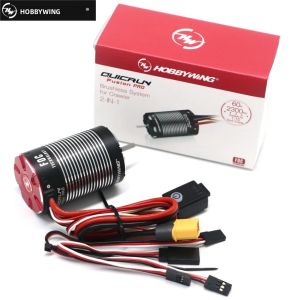 HobbyWing QuicRun Fusion Pro 540 2300KV Động Cơ Không Chổi Than Tích Hợp ESC 60A 2 Trong 1 Dành Cho Xe Leo Núi RC 1/10 Cấu Tạo Bằng Kim Loại