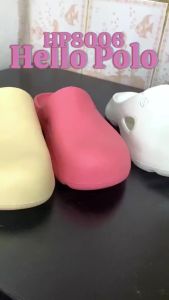 Hello Polo รองเท้าแตะแแบสวม หัวโต เขียวมัทฉะ นุ่มและเสริมความสูง กันลื่น แฟชั่น สําหรับสตรี ส่งจากไทย HP8006