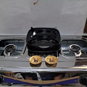 PAKET TATAKAN KOMPOR GAS RINNAI KAKI 4 + BURNER RINNAI KECIL KUNINGAN TEBAL 31 TYPE C / E / CE