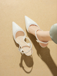 Josiny | French Style Sharp Toe Thin Heel Summer Shoes