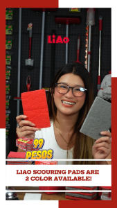 LIAO Scouring Pad 10PCS Natural Rubber High-Density Sponge Set for Kitchen Cleaning Wear & Tear-Resistant High Quality