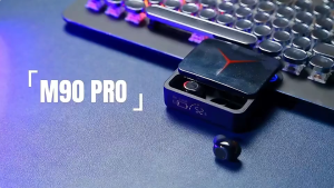 หูฟังสําหรับเล่นเกม TWS M90 กันน้ําพร้อมฝาครอบเลื่อนชุดหูฟังลดเสียงรบกวนเพลงกีฬา