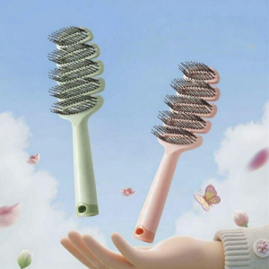 Tangle-Free Anti-Knotting Scalp Massage Head Shaping Combed Hairbrush