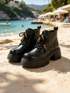 Josiny | Trendy Small Height Friendly Thick Sole Boots