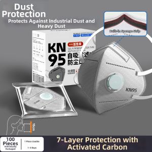 TAODUN | Head-Wearing N95 Anti-Heavy Industrial Dust Mask with Valve for Easier Breathing