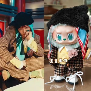 High Version Labubu Full Series Set Red Rose Doll Clothes for 17cm Dolls Boy Girl Compatible Collectible Toys