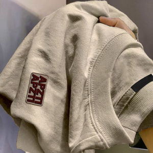 เสื้อยืดแขนสั้นทรงหลวมผ้าฝ้ายสีกรมท่าสำหรับผู้ชายไซส์ใหญ่พิเศษ 300 ปอนด์ เสื้อผ้าทำงานฤดูร้อนที่สวมใส่สบาย