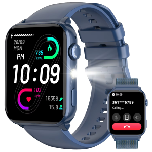 Blackview | Blackview R30 MAX Smartwatch 1.83" Bluetooth Phone Call Flashlight Al Voice Assistant Sports Watch For Men Women