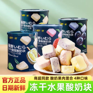 Fujio Village Yogurt Cubes Kids Freeze-Dried Fruit Net Red Pregnant Women and Baby Eat Dry Strawberry Blueberry Probiotics Snacks