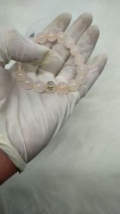 Vòng tay cung hoàng đạo bạch dương năm 2023 - Chất liệu đá mã não hồng nhạt - May mắn tài lộc bình an - Bảo hành 12 tháng