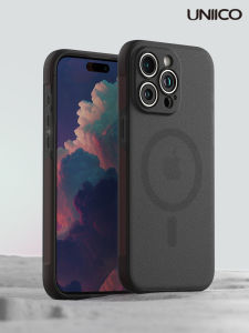 Uniico for Apple 15promax Phone Case Flexible Glue Thickened Military Regulations Drop-Resistant Apple 15pro Protective Soft Cover Non Slip Feel Iphone15pm All-Inclusive Soft Shell New Arrival Trendy Men