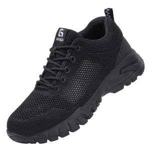 GUYISA | Breathable Lightweight Steel Toe Protective Shoes Men