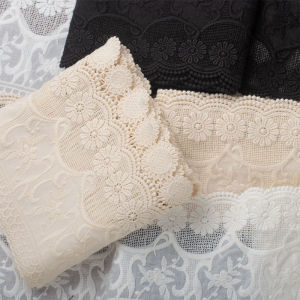 Thick Cotton Lace Edging Fabric 10cm Wide Heavy Duty Handmade DIY Sewing Material for Clothing And Home Crafts