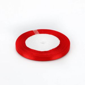 Red Satin Ribbon Wedding Christmas Halloween Party Decoration Gift Wrapping Scrapbooking Supplies DIY Bow Crafts Packing Tape