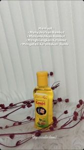 Lus Ayu Minyak Rambut Kemiri 63 ml + Vitamin E ( Warna Kuning ) Dapat Menumbuh.kan dan Memanja.ngkan Rambut COD - YESS