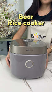 Bear 3L Rice Cooker Standard Multifunctional Electric Cooker with Steamer Nonstick Stainless Pot Auto Timer Function