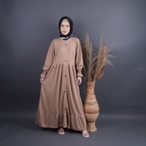 NATALIA- Gamis Alesha Gamis Polos Gamis Maxy Dress