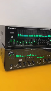 Âm Ly Karaoke Sunbuck SR 3800 Amply Karaoke Bluetooth Gia Đình Amply 5.1 Công Suất Đỉnh 1000W