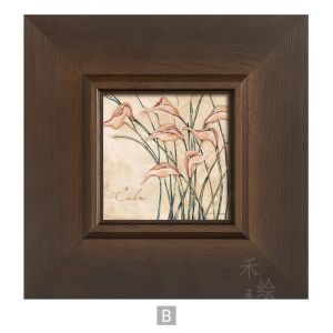 Retro French Style Water Lily Decorative Painting American Mid-Century Modern Living Room Dining Room Bedroom Wall Art