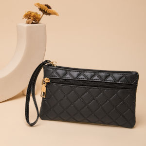 Quilted Wallet Womens Long Fashion Cell Phone Clutch Multifunctional Bag Large-Capacity Coin Purse Special-Interest Design