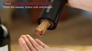 Gift Box Packaging: Electric Bottle Opener Set & Wine Accessories