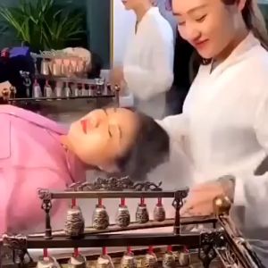 Chuông gió 2 tầng gội dưỡng sinh spa chuông loại 1