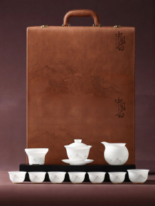 SHANGYANFANG | Thin Porcelain Luxury Tea Set for Brewing