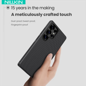 Nillkin New Matte Hard Case for Samsung Galaxy S25 S24 Ultra S24+ S24 Plus Shockproof TPU Soft Edge Plastic Back Cover Super Frosted Shield Pro Phone Case