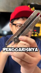 Pisau Cutter Stainless 9 in 1 Kater Multifungsi 15 MM