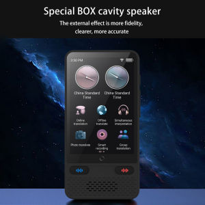【NEWEST】Portable Language Translator Device with 138 Languages Voice Translating Offline Translation Simultaneous Interpretation Support Voice Video Recording Text / Photo Translate with Unit Conversion and ChatGPT Function Chinese/English/Japanese/Korean