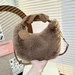 JIFANPAUL | Winter Plush Tote Crossbody Bag