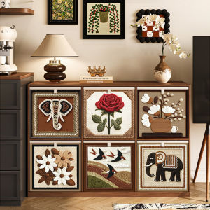 Folding Drawer-style Fabric Storage Box