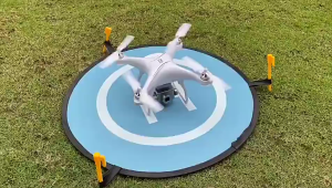 「COD」55/75cm Foldable Drone Landing Pad - Ultra-Thick Anti-Slip Mat for DJI Spark/Mavic