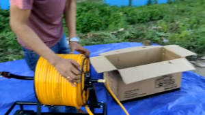 Sambungan Selang Kompressor 360° Drat M14*1.5 Kuningan Swevel Anti Kusut