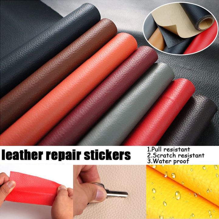 Waterproof Leather Repair Patch SelfAdhesive PU Fabric Stickers No