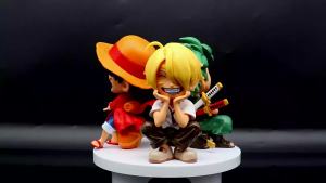 Bandai | One Piece Anime Figure Portgas D Ace Yamato Q Version Model Toy Collectible Decorative Ornament Ideal Birthday Gift for Children
