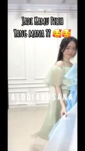 Dress Tigris Organza Dress Natal Dress kondangan Gaun Pesta Bisa Cod