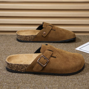 Anti-Slip Brown Mens Birkenstock Sandals