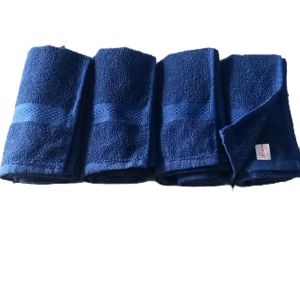 isi 4PCS Handuk Polos barbershop salon olahraga size 35x75cm biru merah coklat