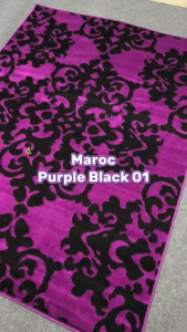 KARPET MAROC 160 X 210 PURPLE BLACK 01 LIMITED EDITION