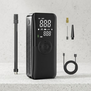 Portable Rechargeable Digital Air Pump Cordless Compressor for Motorcycle Car Bicycle Tires Balls Inflator