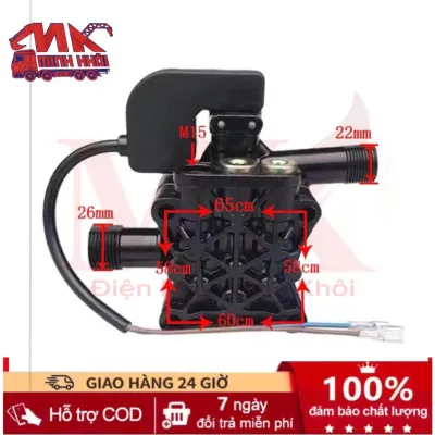 Đầu Máy Bơm Rửa Xe Mini Kèm Rơle Và Đồng Hồ Áp