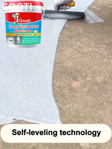 [High Gloss] GOOTI Multi-surface Epoxy Marble Paint Colored Sand Self Leveling Flooring Paint Wear-Resistant Imitation Marble Texture Waterproof Anti-Slip Colorful